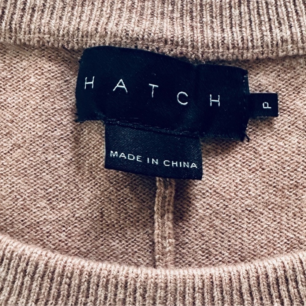 HATCH THE LOU DRESS ROSEWOOD CASHMERE BLEND SWEATER DRESS SIZE P - Picture 10 of 14